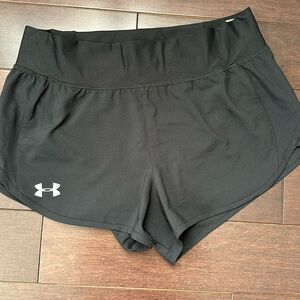 Under Armour Women small running shorts Black. NEVER WORN